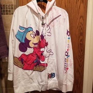 Disney Parks Authentic Mickey Mouse Fantasia Hoodi